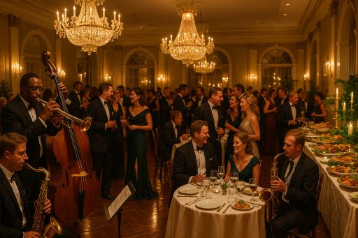 Insights Into Dealing With Nervous Guests At Stripper Parties a classy dinner party scene