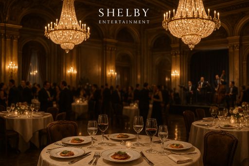 Shelby County Female Strippers an elegant ballroom set for a dinner party