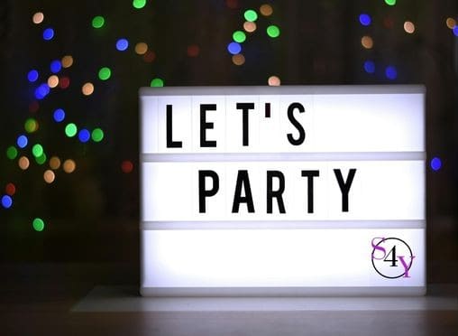 Let's Party Sign About Your Bachelor Party