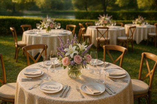 an elegant table setting